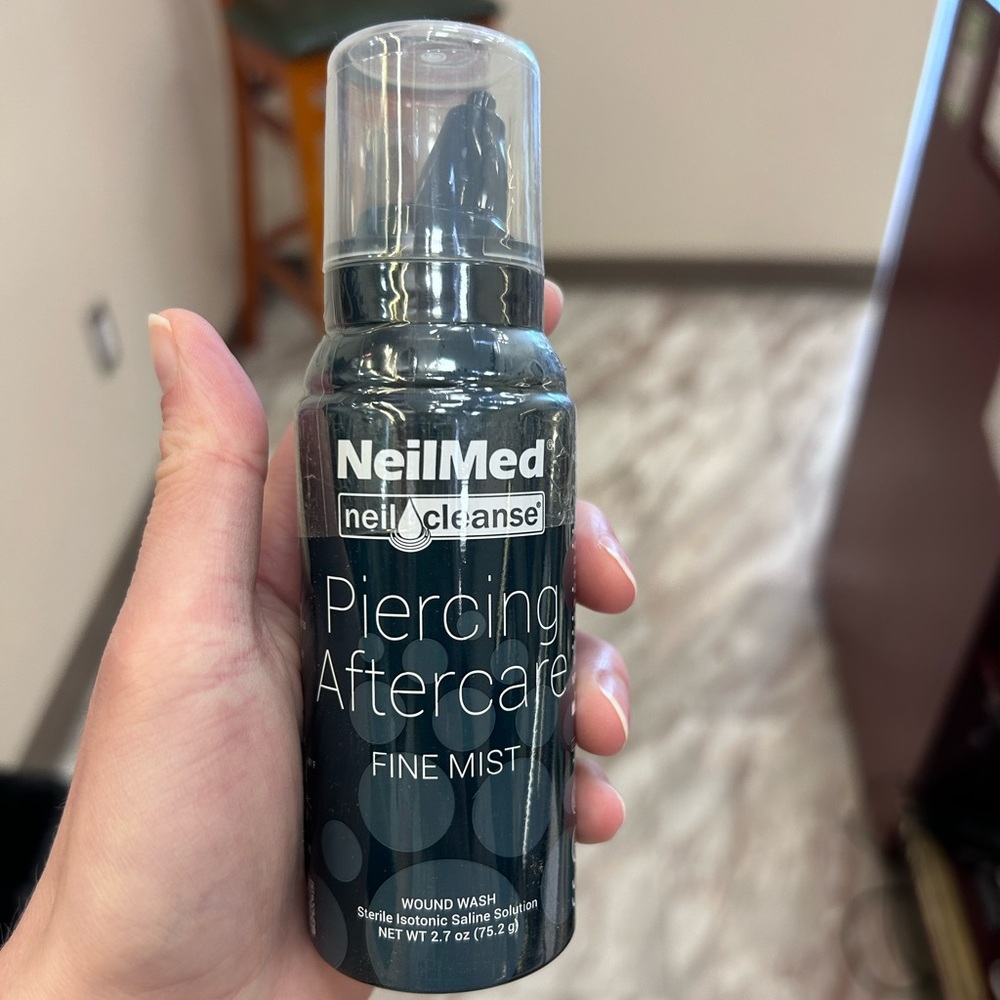 Neilmed piercing aftercare spray mist